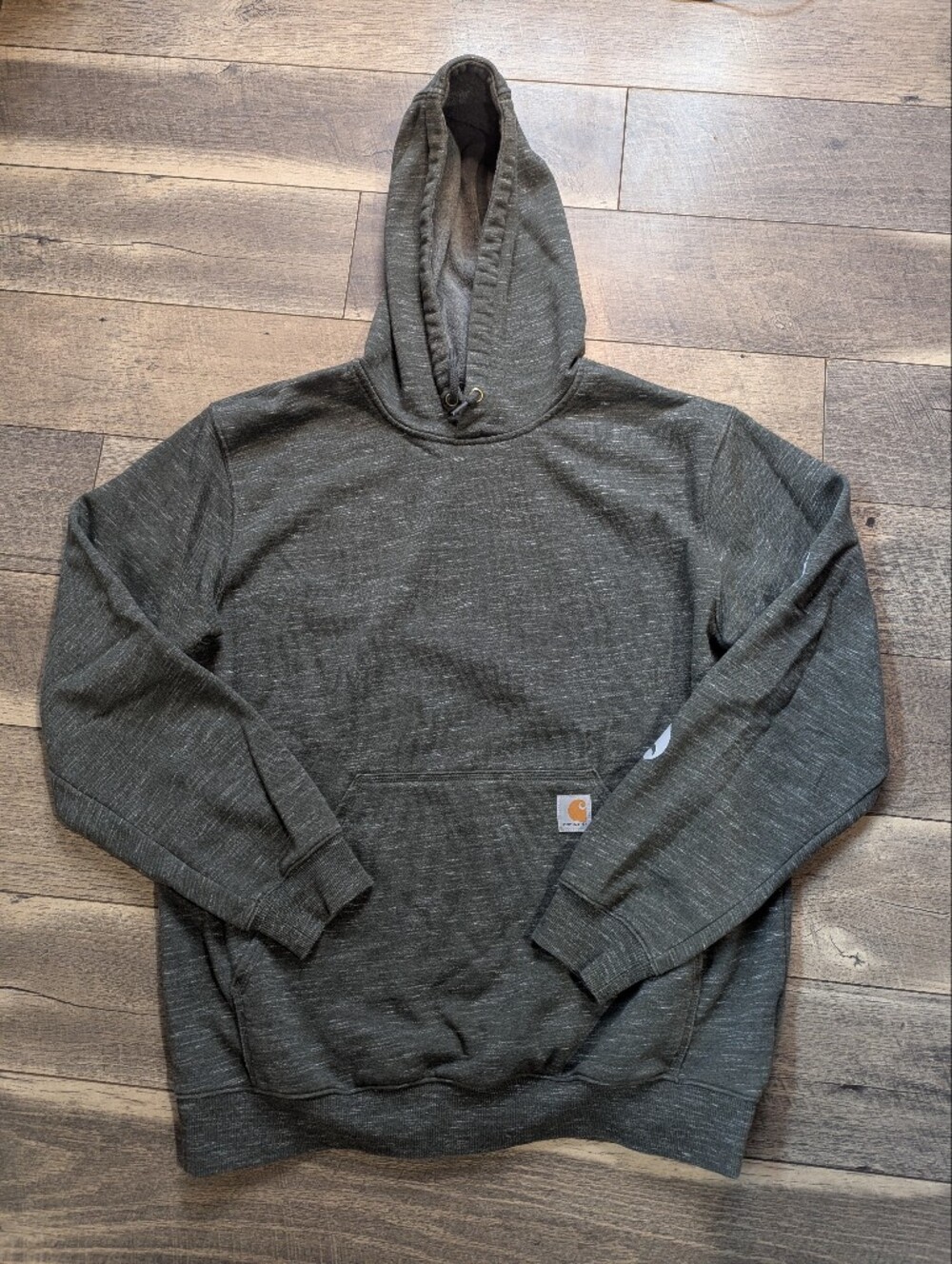 Carhartt Men’s Heathered Dark Green Heather Hoodie